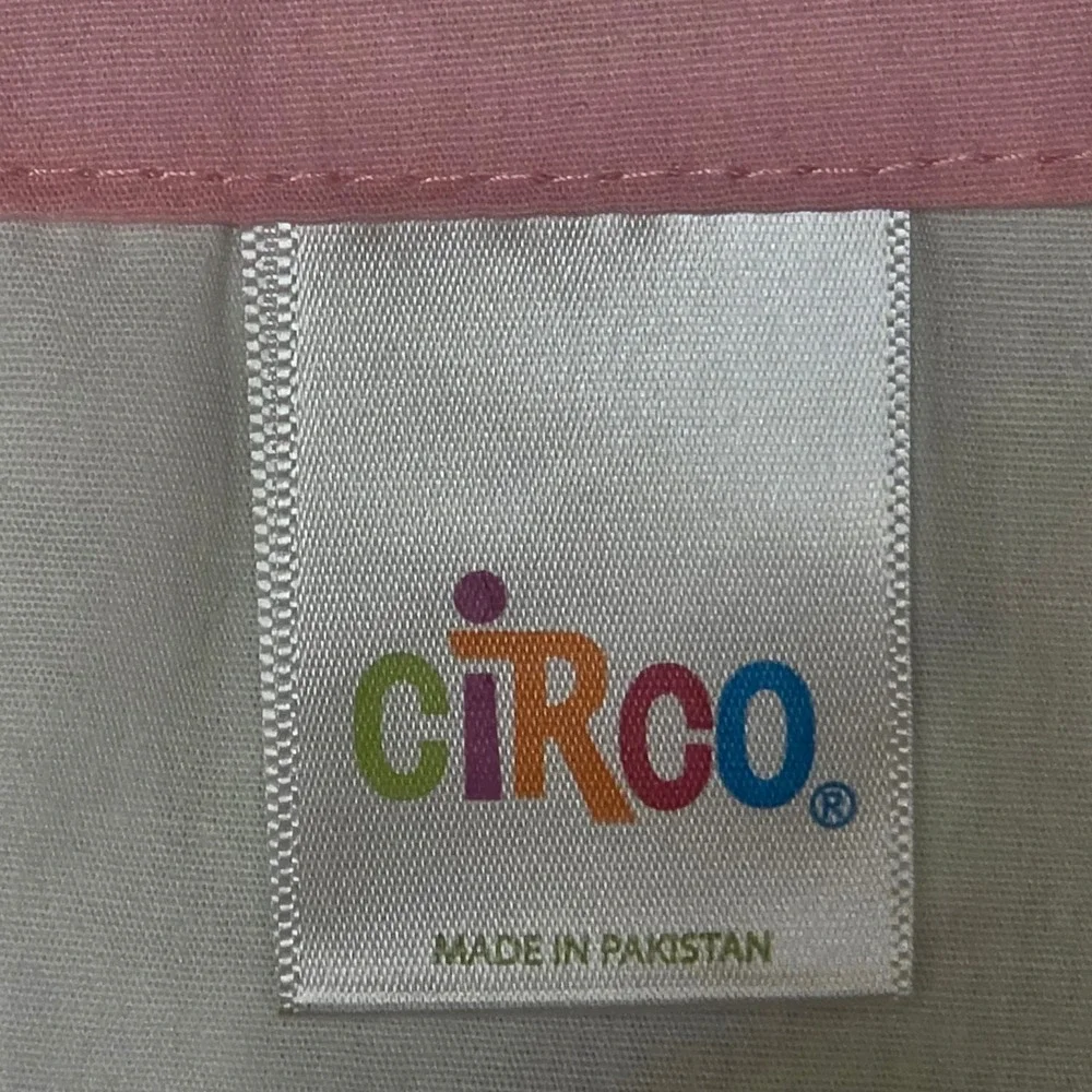 Circo Pretty Horses Window Valance 54x15 Pink Green Gingham Girls Room Decor